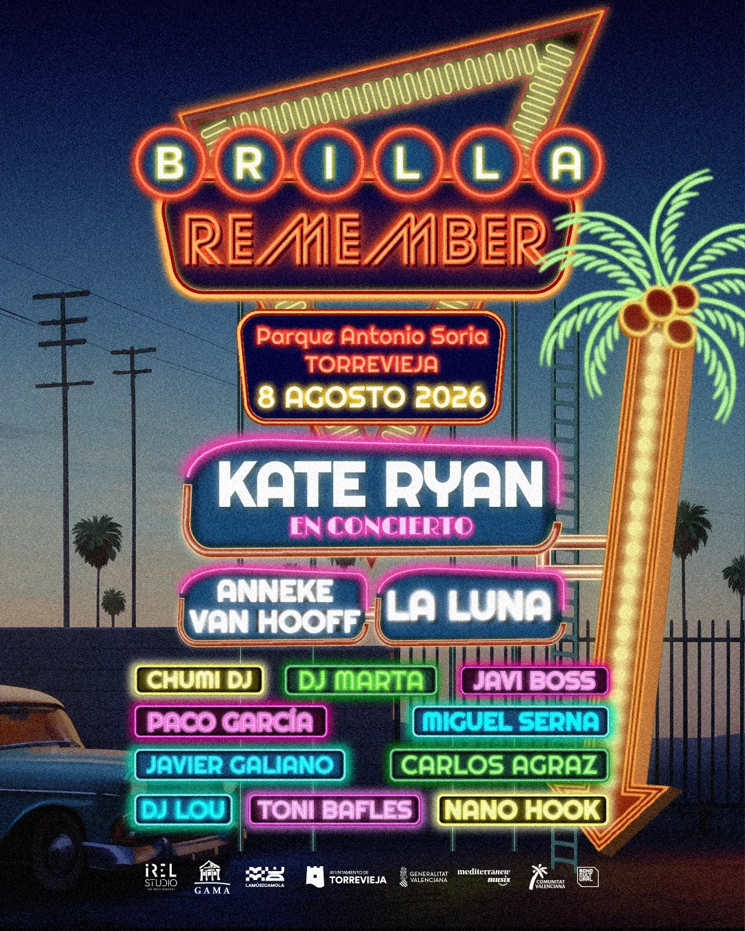 Cartel de Brilla Torrevieja