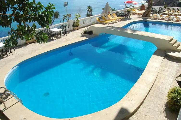 Vistas a la piscina desde el Hotel Masa
