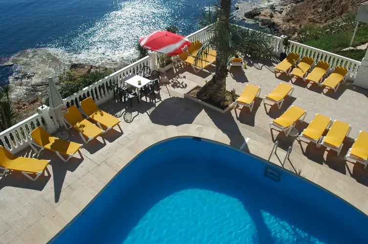 Vistas a la piscina desde el Hotel Masa