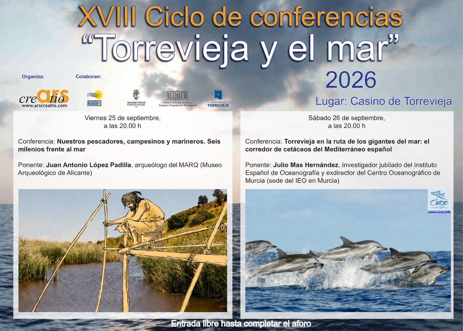 Cartel Torrevieja y el mar