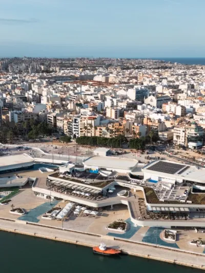 Vista aérea del Paseo del Mar