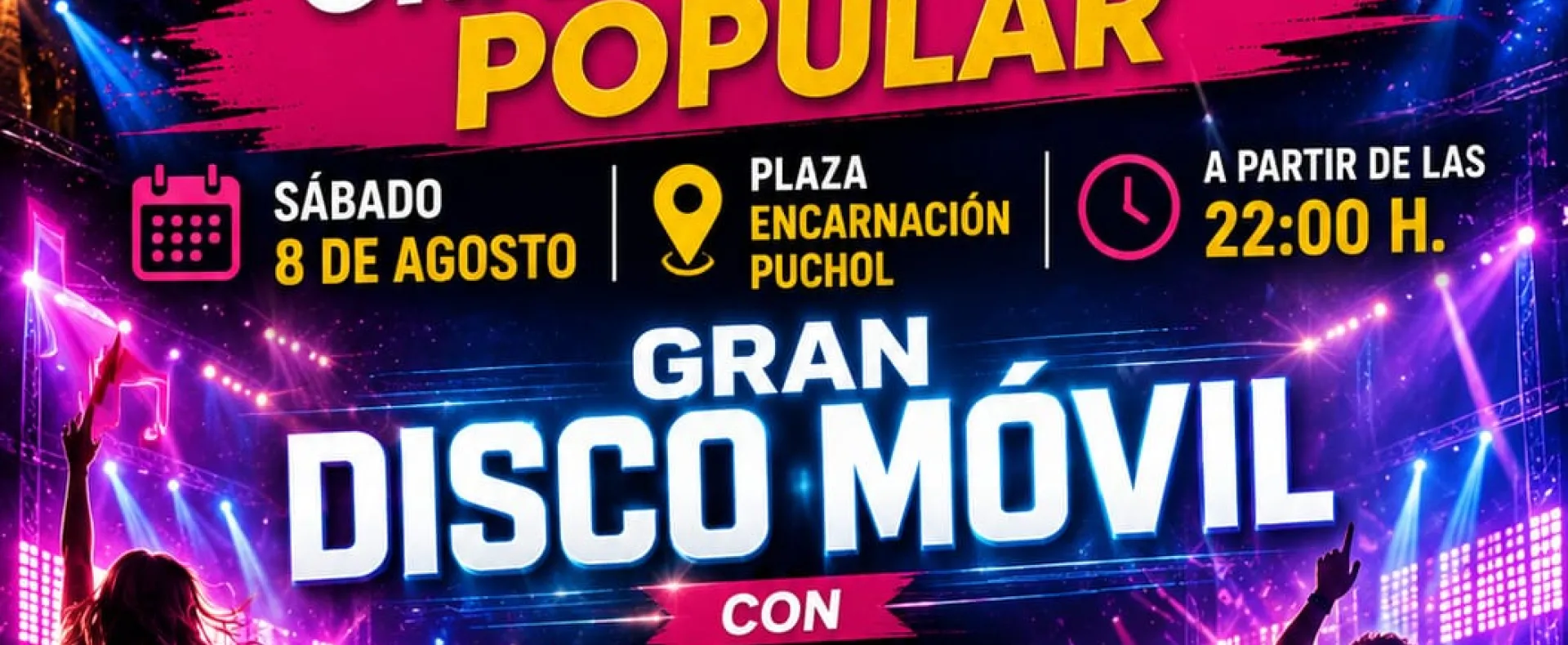 cartel Gran Disco Móvil